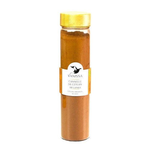 Vanissa Bio-Ceylon-Zimtpulver: Exquisite Gew�rzmischung aus Sri Lanka 80 Gramm