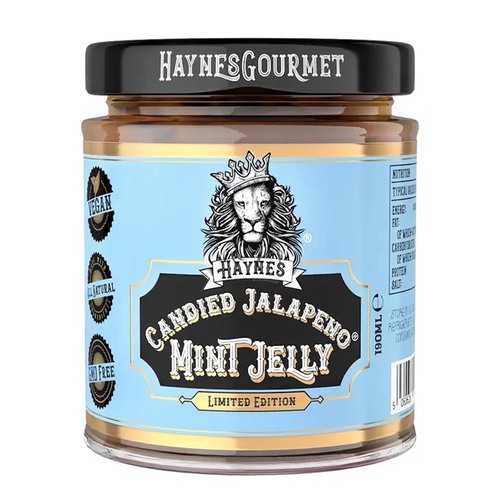 Haynes Gourmet Candied Jalapenos Mint Jelly - S�� & W�rzig, 190g Gaumenfreude