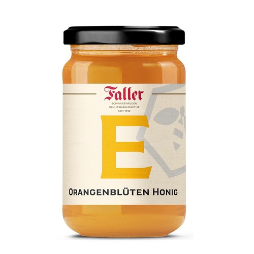 Honig von der Schwarzw�lder Genussmanufaktur Faller, Orangenbl�tenhonig  380 Gramm