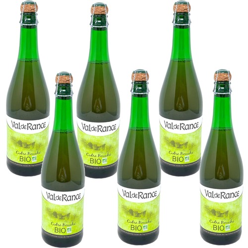 Val de Rance Cidre de Bretagne Biologique 6 x 0,75L - Bio Apfelwein aus Frankreich