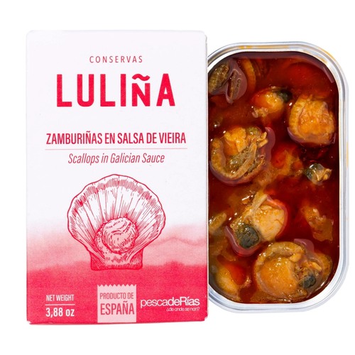 Conservas Luli�a Jakobsmuscheln in galicischer Jakobsmuschelsauce