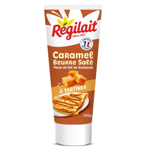 REGILAIT Karamellcreme gesalzen - Ideal f�r Cr�pes & Desserts, 300g Tube