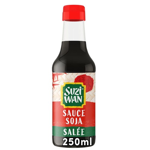 Suzi Wan Nat�rliche Sojasauce 250 ml - Klassisches Aroma f�r Asiatische K�che