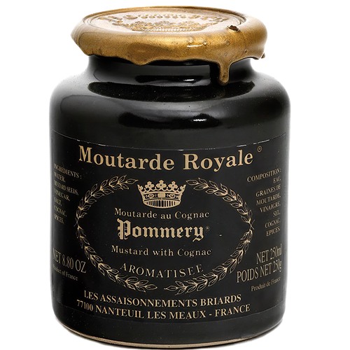 Pommery Moutarde Royale Meaux-Senf mit Cognac, k�rnig 250g