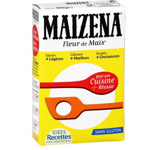 MAIZENA Fleur de Mais Glutenfrei, 400g - Reine Maisst�rke zum Binden und Backen