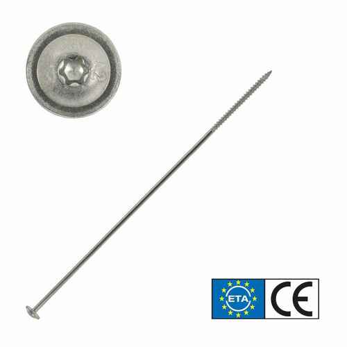 Tellerkopfschraube Edelstahl A2, TX Antrieb, mit ETA Zulassung