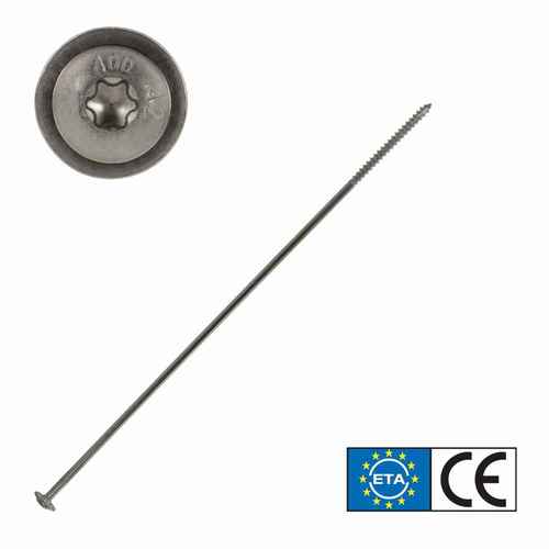 Tellerkopfschraube Edelstahl A2, TX Antrieb, mit ETA Zulassung