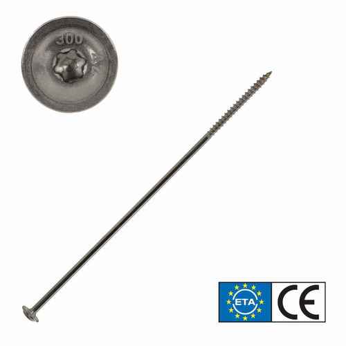 Tellerkopfschraube Edelstahl A2, TX Antrieb, mit ETA Zulassung