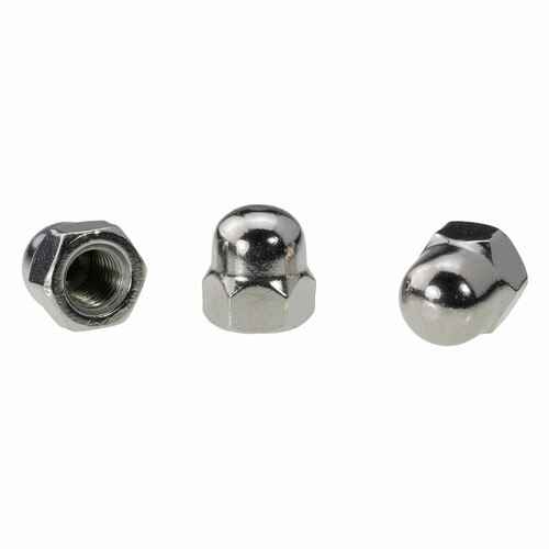 DIN 1587 - Sechskant-Hutmutter hohe Form - Edelstahl A2 - rostfrei - metrisches Gewinde