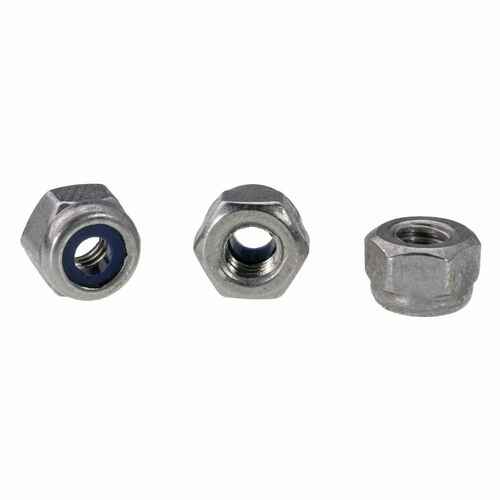 DIN 985 Sechskantmuttern - niedrige Form - selbstsichernd - Edelstahl A2 - metrisches Gewinde