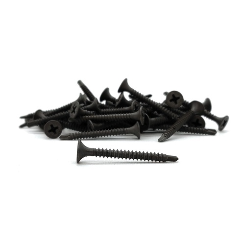 Schnellbauschrauben - 3,5 mm - PH2 - Trompetenkopf - Bohrspitze - schwarz phosphatiert - lose