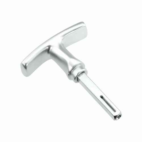 Ergonomischer Garagentorgriff 9 x 60 mm Alu F1 