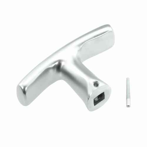 Innengriff f�r Garagentore f�r 9 mm Vierkant, Alu F1, ergonomisch