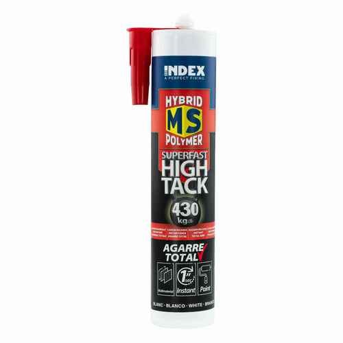 Kleber Hybrid MS Polymer.  HIGH TACK. Superfast 430kg wei, 290 ml 