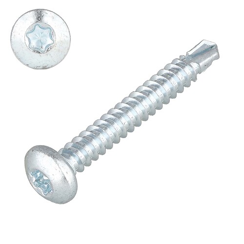 Bohrschraube DIN 7504-N - Linsenkopf, OXBIT Antrieb, verzinkt - f�r Aluminium & Stahlblech