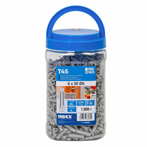 Nylond�bel - Universald�bel mit 4-fach-Spreizung - f�r Voll- & Hohlbaustoffe - Polyamid 6