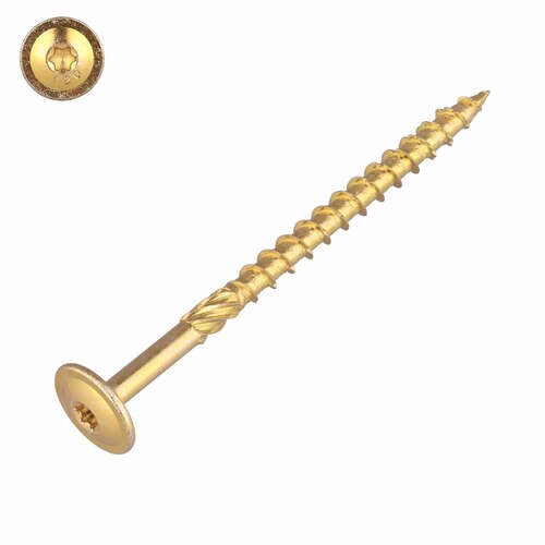 Tellerkopfschraube gelb verzinkt mit ETA-Zulassung