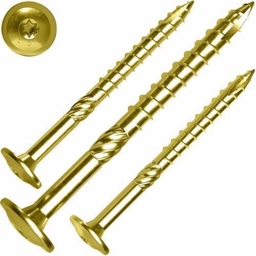 Tellerkopfschraube gelb verzinkt mit ETA-Zulassung