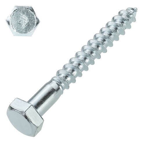 Sechskant-Holzschraube DIN 571 - verzinkt, Teilgewinde & Cut-Spitze - f�r Holz- & Spanplattenverbindungen