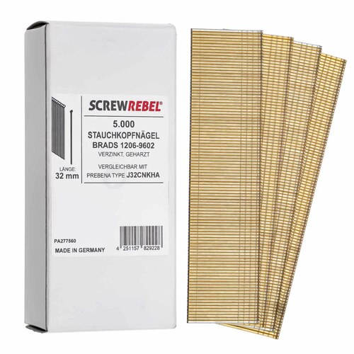 SCREW REBEL Premium Stauchkopfn�gel, Typ J-Brads CNKHA