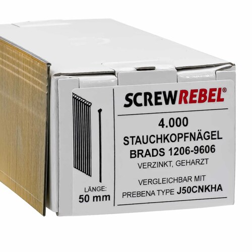 SCREW REBEL Premium Stauchkopfn�gel, Typ J-Brads CNKHA