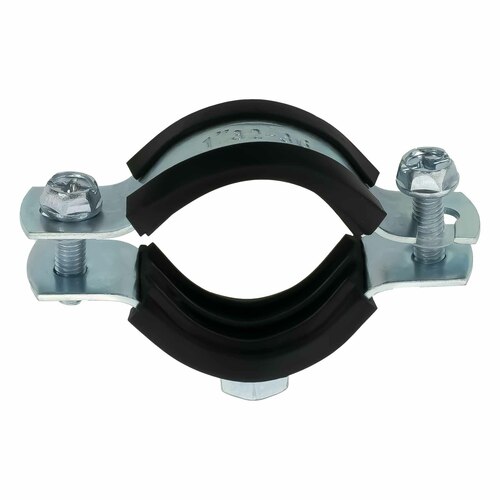 Massivrohrschelle mit Schallschutzeinlage einschwenkbar - M8 - verzinkt