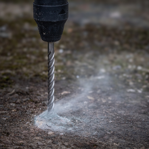 Hammerbohrer SDS-plus - 4-Schneiden & 4-Nuten - Hartmetall-best�ckt - PGM-zertifiziert