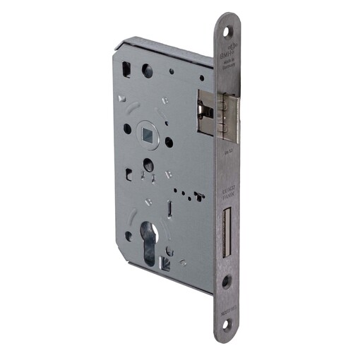 Feuerschutz-Panik-Einsteckschloss 1013 PZW - Funktion E - DIN links - Dornma� 65 mm / Entfernung 72 mm / Nuss 9 mm - Rundstulp 24 x 235 mm