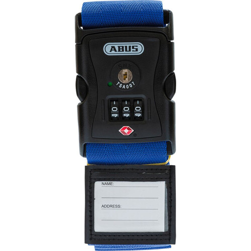 ABUS Kofferband Travel 620 TSA - verstellbar bis 192 cm - Gep�ckgurt mit TSA-Zahlenschloss