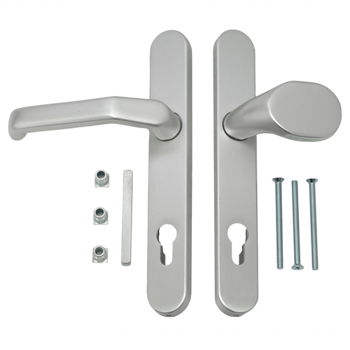 Schmalrahmen-Wechselgarnitur - Metallt�r - 245x35 mm - Entfernung 92 mm - f�r T�rst�rken 60-62 mm - stabile Ausf�hrung 