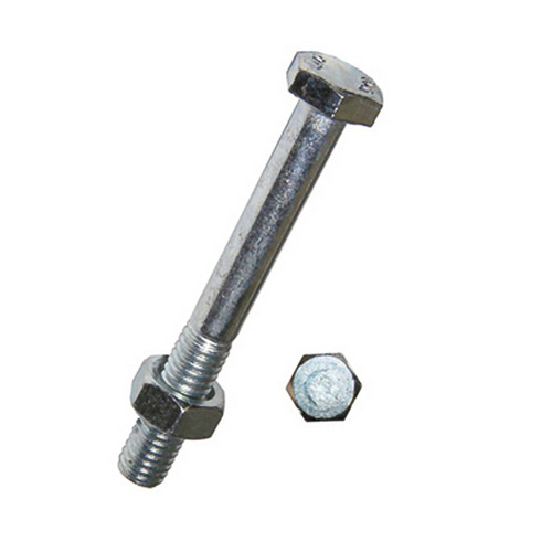 Baubolzen mit Mutter - 4.8 - galvanisch verzinkt - CE EN 15048 - f�r Stahl- & Holzbau