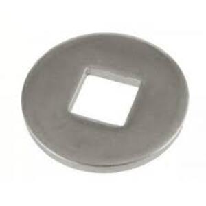 DIN 440 - Unterlegscheibe Form V - 14 x 44 x 4 mm - Stahl 100 HV, galvanisch verzinkt, Vierkantloch - 100 Stk.