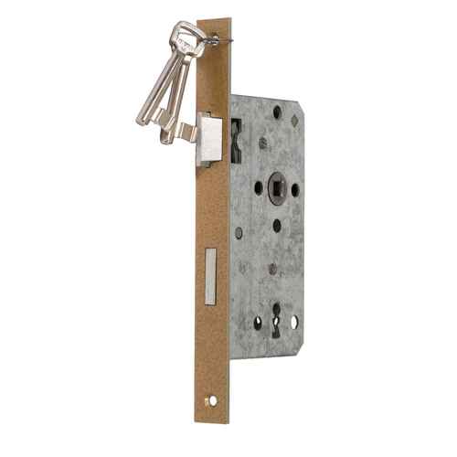 Bever Korridor-Einsteckschloss BB - Stulpma�: 24 x 235 mm, Dorn 55 mm, Entfernung 72 mm, zweitourig, DIN Links und DIN Rechts