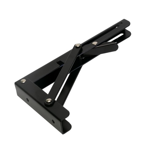 Automatischer Falltrger - Klapptrger - Stahl schwarz lackiert - klappbar & platzsparend 