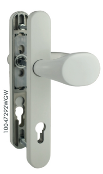 Metallt�r-Wechselgarnitur Vario - Silber