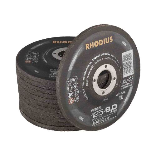 Schruppscheibe 125 x 6,0 x 22,23 mm - f�r Edelstahl & Stahl - hohe Zerspanung