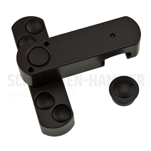 Bever Stuco Safe 22S, gepr�fte Fenstersicherung mit Pilzkopf wei�, braun oder silber