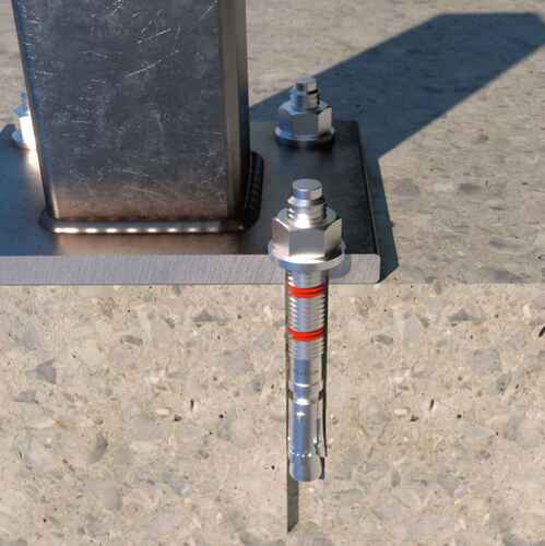 Bolzenanker verzinkt - ETB-Zulassung, Option 7, Feuerresistent - f�r Beton & Stahlbeton