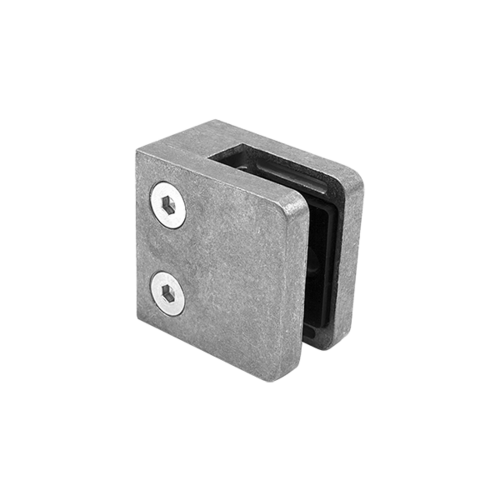 Glasklemme Zinkdruckguss 48 x 48 x 30 mm - Modell 40