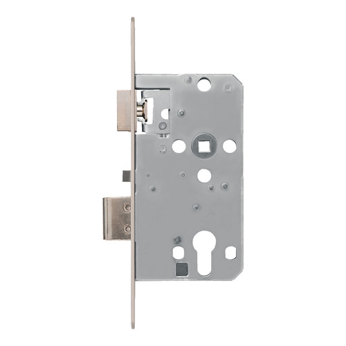 ABUS Wohnungst�rschloss TKZ40 - Wohnungsabschlusst�ren - Dorn 55 mm - Entfernung 72 mm - Edelstahlstulp 20x235 mm rund - PZ - DIN L/R