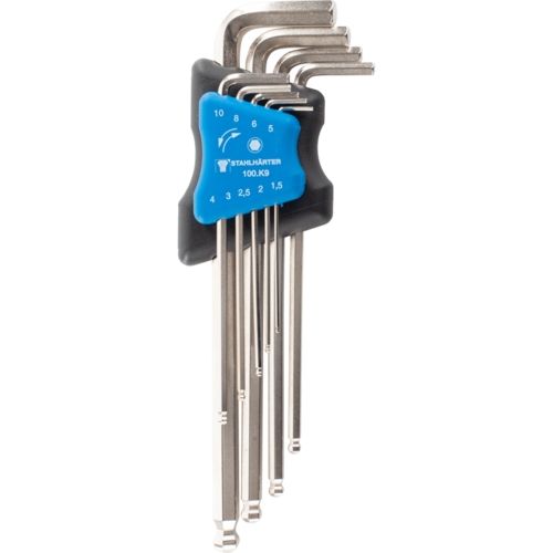 Sechskant- Stiftschl�ssel Satz 9 tlg. mit Kugelkopf