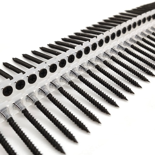 SCREW REBEL Magazinierte Hartgipsplattenschrauben mit Schneidkante am Kopf 3,9x38 mm Langband