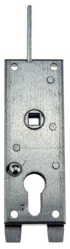 Garagentorschloss - nach oben schlie�end - 50 mm Entfernung - 8 mm Nuss - verzinkt - mit Drehzuhaltung