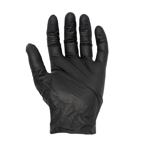 Ulith� Nitril-Einweghandschuhe - schwarz - puderfrei - Typ 40/PF - 100 St�ck