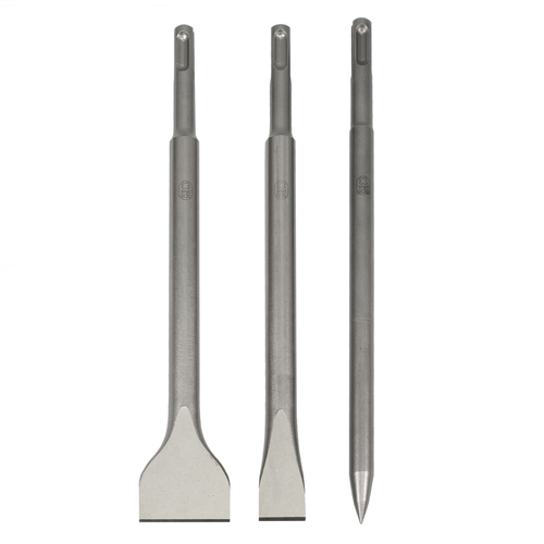 SDS?plus MULTI?SET bestehend aus: Spitzmei�el rund, Spatmei�el und Flachmei�el