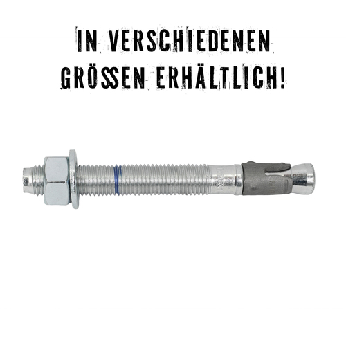 MTP-X Bolzenanker - ETA Option 1 - erh�hte Scherfestigkeit & Feuerbest�ndigkeit - verzinktem Stahl und Clip aus beschichtetem Stahl Ruspert
