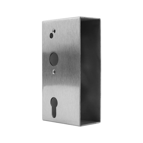 Stahl Kasten f�r Kastenschloss Geh�use ohne Schloss mit Bohrung f�r Bolzen  