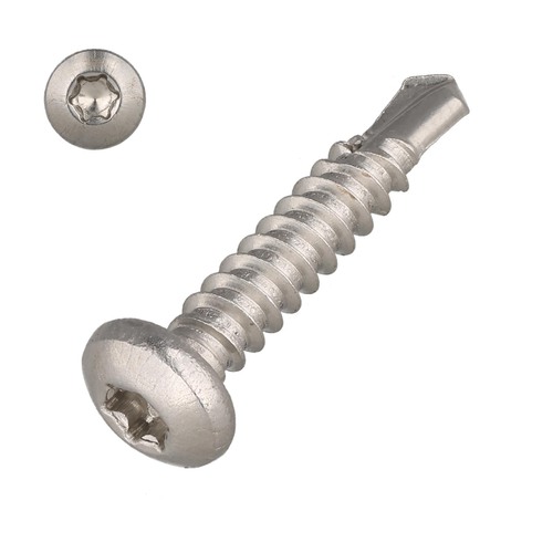 DIN 7504 Bohrschraube Linsenkopf - M - A2 Edelstahl - Torx