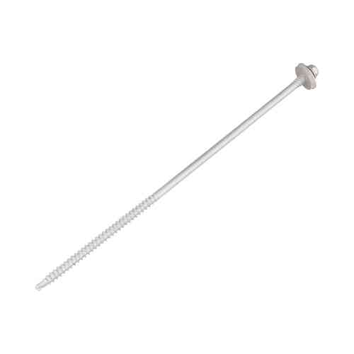 Sandwich-Bohrschrauben Sechskantkopf f�r Holz und Alu - SW 8 - Dichtscheibe 19 mm - Bimetall A2 - Ruspert - Bohrleistung: 1,5 - 2,0 mm