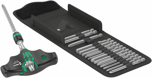 WERA Kraftform Kompakt 400 RA Set 1 - Steckschl�sseleinsatz-Sortiment - 17?teilig